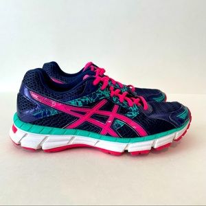 Asics Womens Gel-excite 3 T5B9Q Lace Up Athletic Running Shoes Size 6